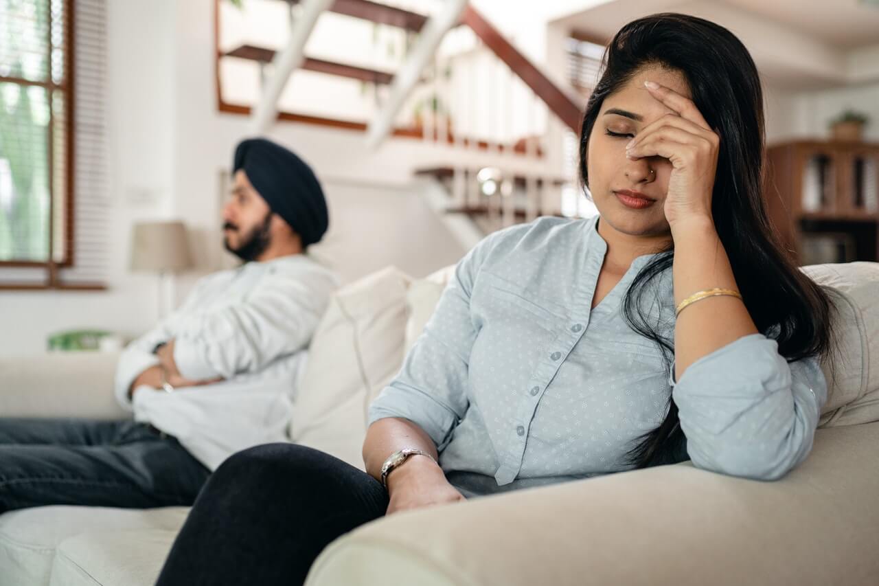 La indiferencia en una pareja