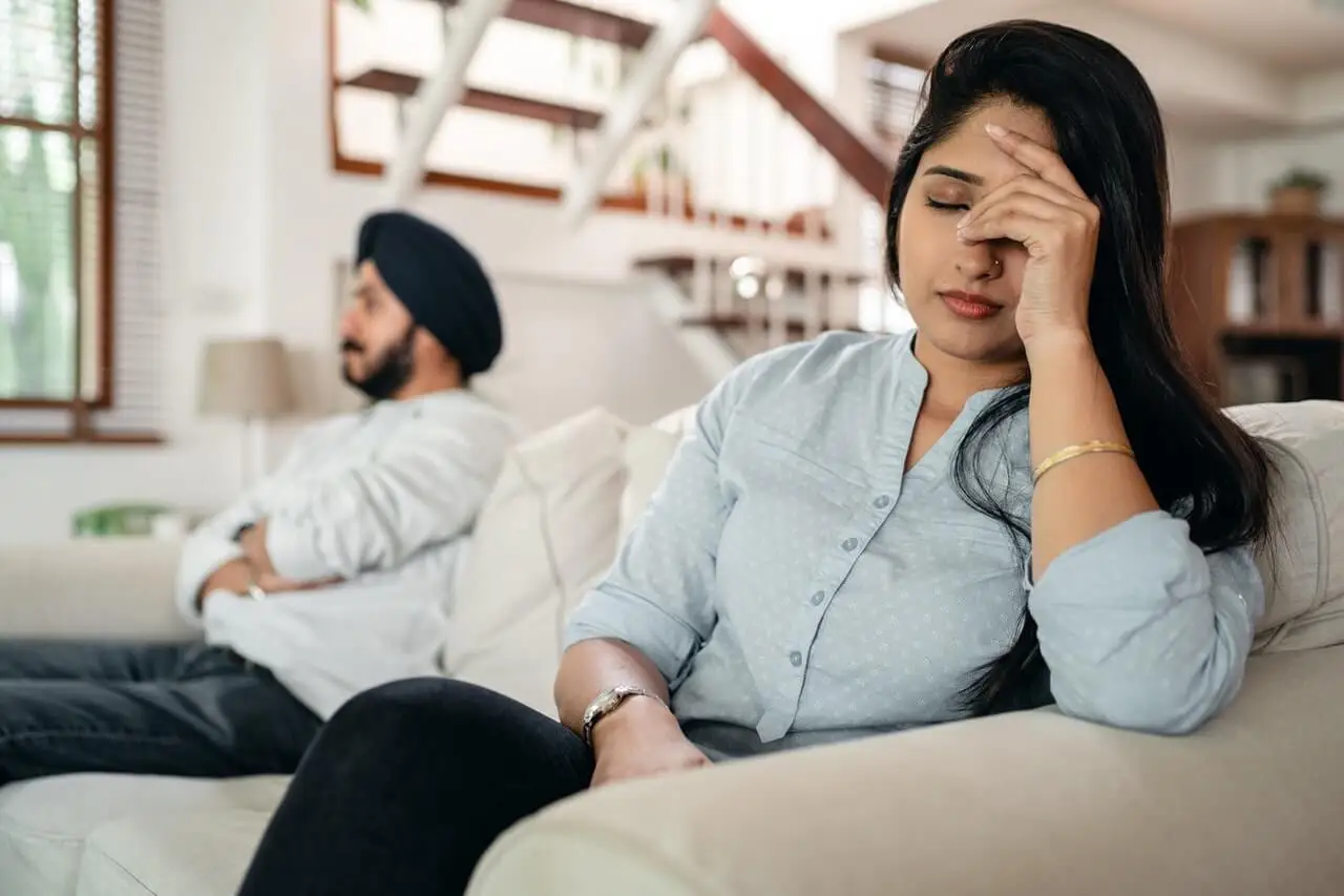 La indiferencia en una pareja