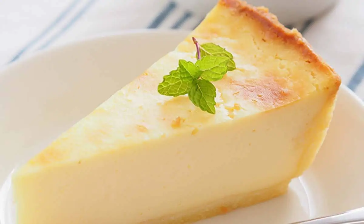 Tarta de queso y limón.