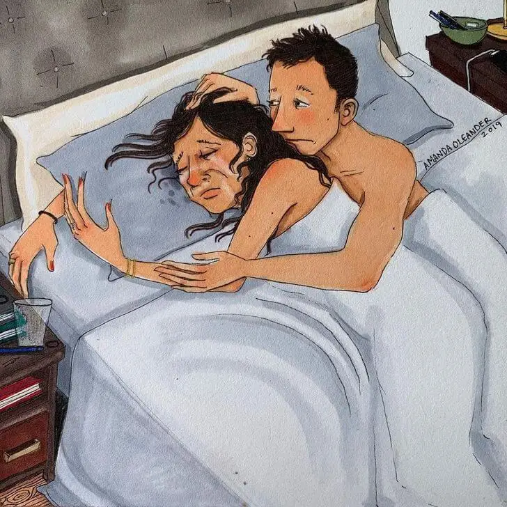 Amar es estar en las malas.