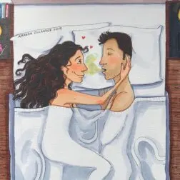 Ilustraciones muestran cómo se ve el amor cuando nadie te está mirando