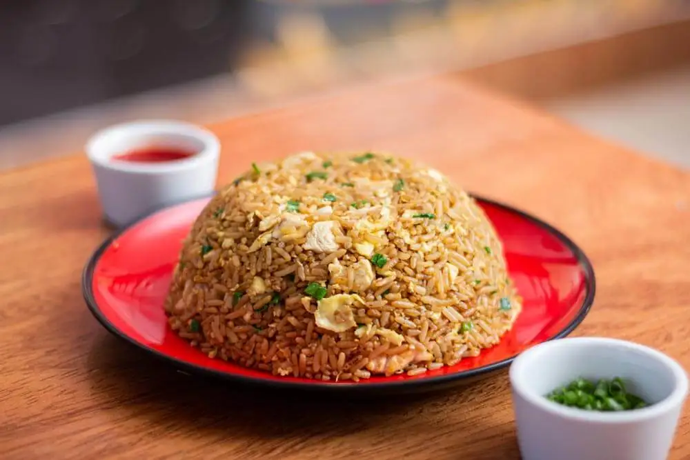Arroz chaufa peruano.