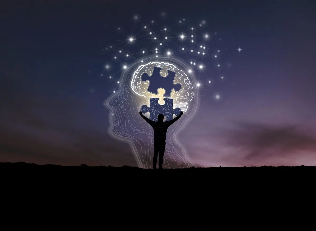 Cerebro como rompecabezas.