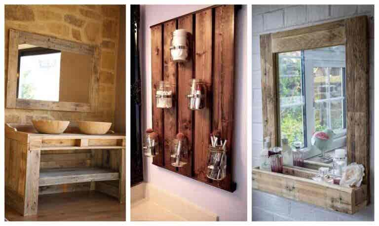 ¿Cómo decorar el baño con pallets de madera?