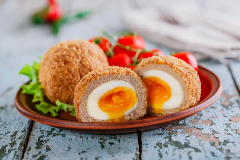 Receta de huevos escoceses en freidora de aire