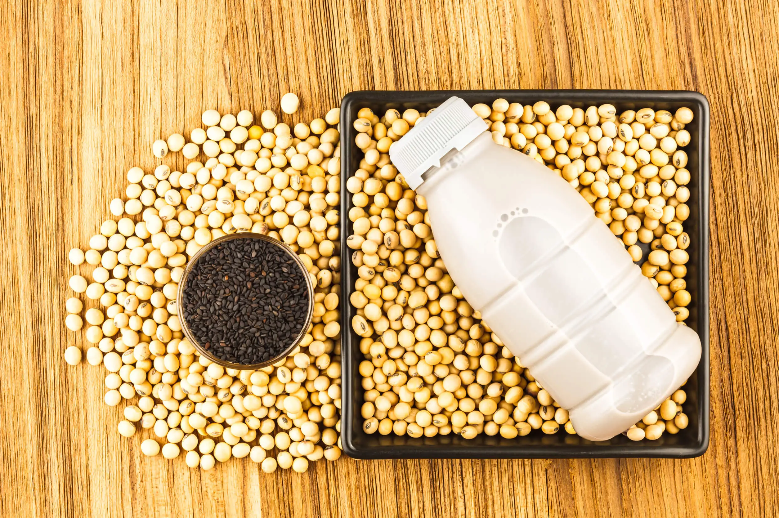 Some soya.
