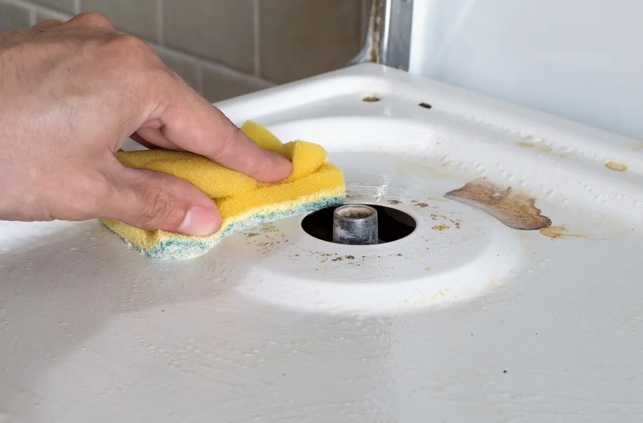A gordura na cozinha faz com que a casa pareça suja, mesmo que você a limpe.