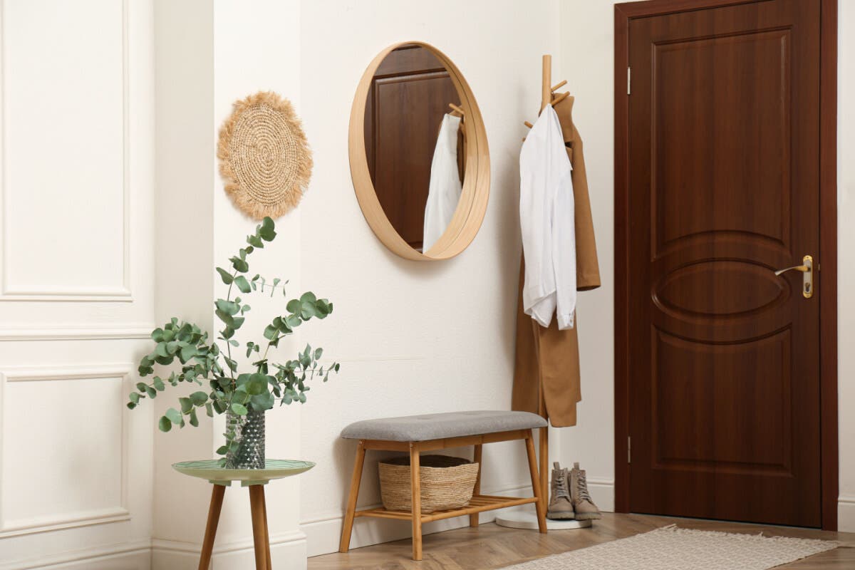 Minimalismo para decorar el recibidor de la casa