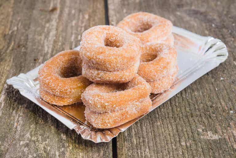 Recipe of wine donuts with olive oil