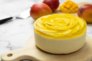 Cómo preparar «cheesecake» de mango sin gluten