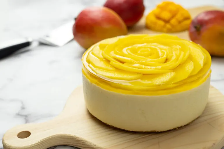 Cómo preparar «cheesecake» de mango sin gluten