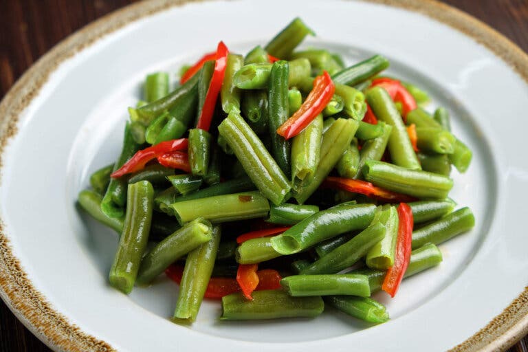 Receta de ejotes a la mexicana