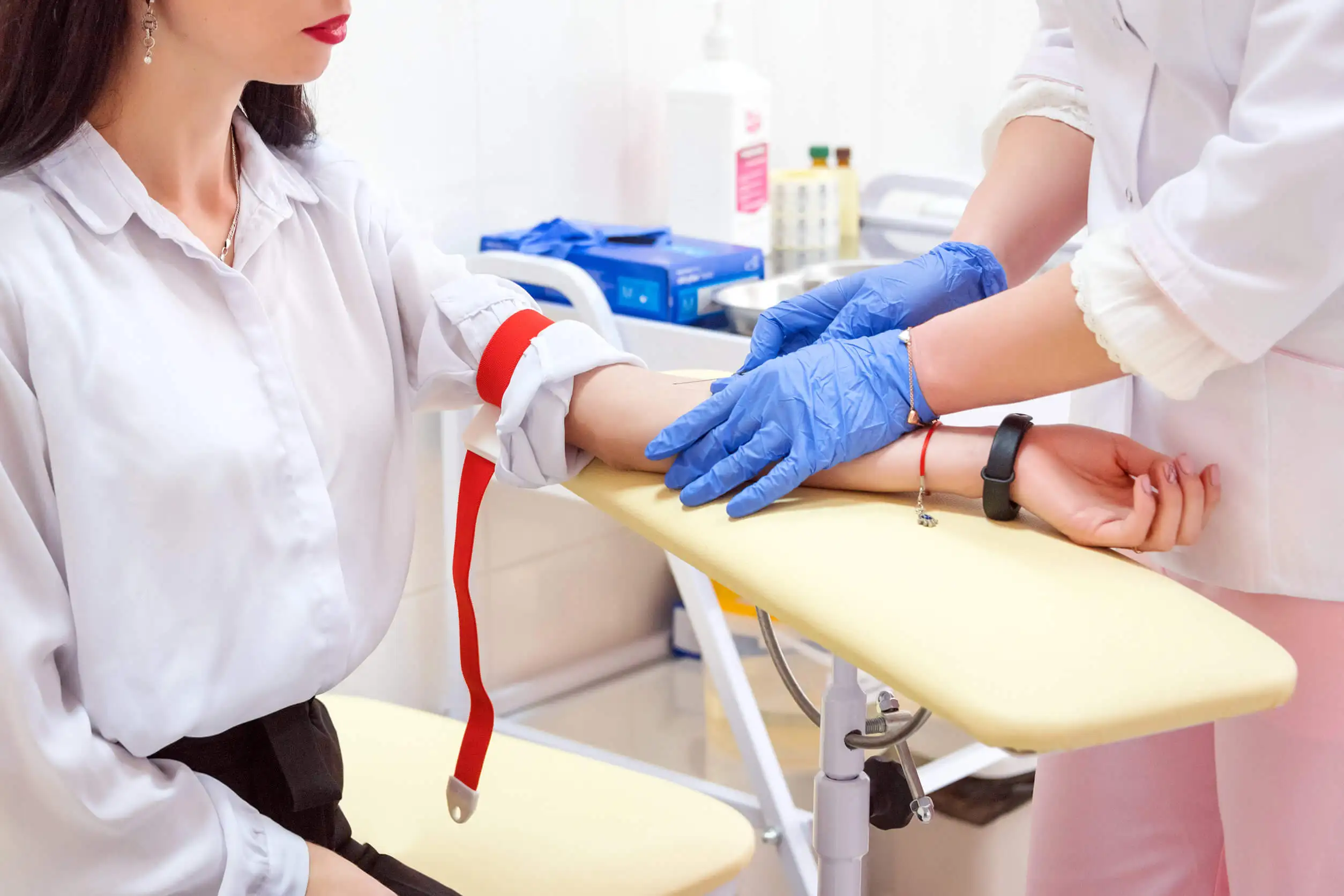Testing for polycythemia vera.