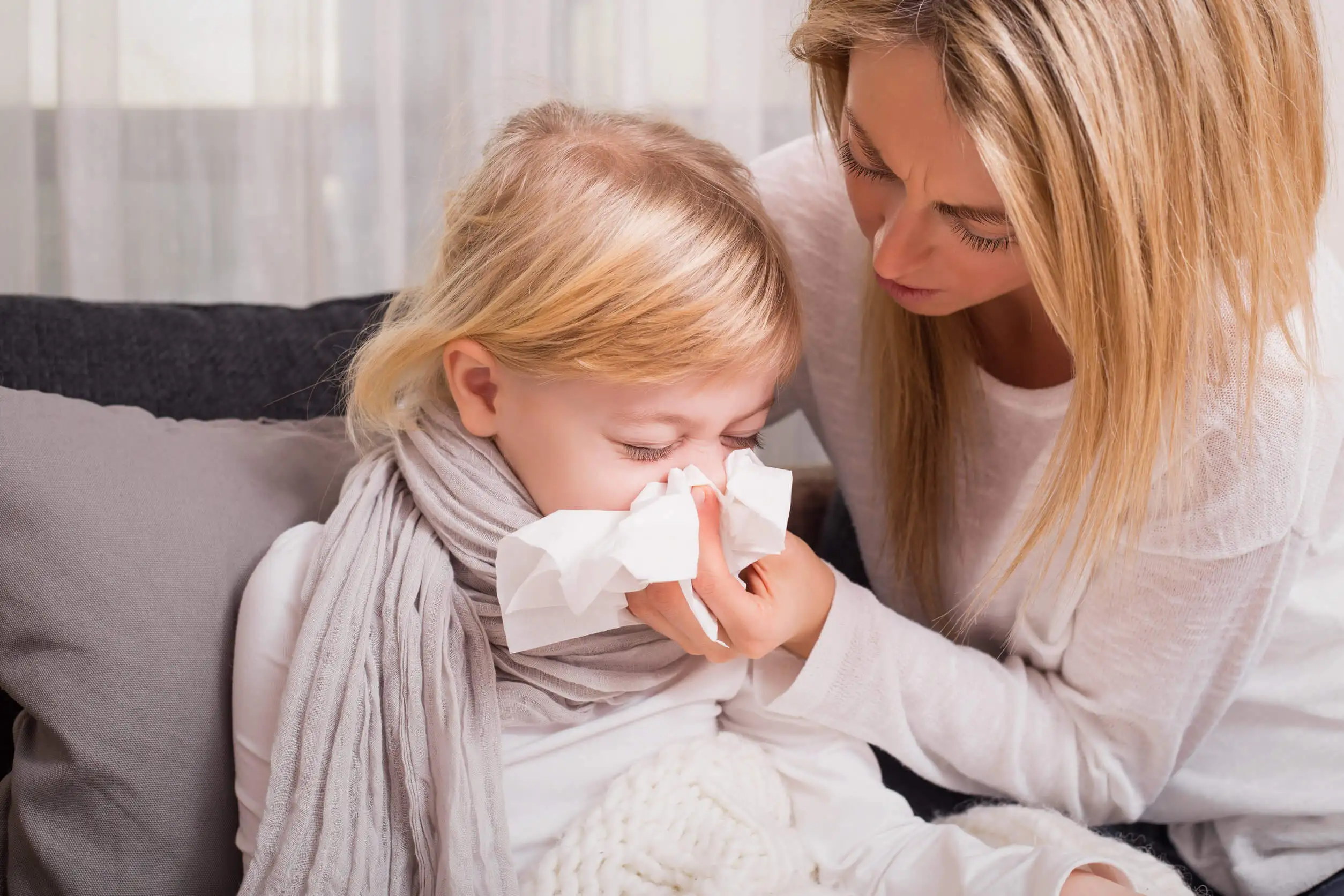 La inflamación de los ganglios linfáticos por infecciones respiratorias