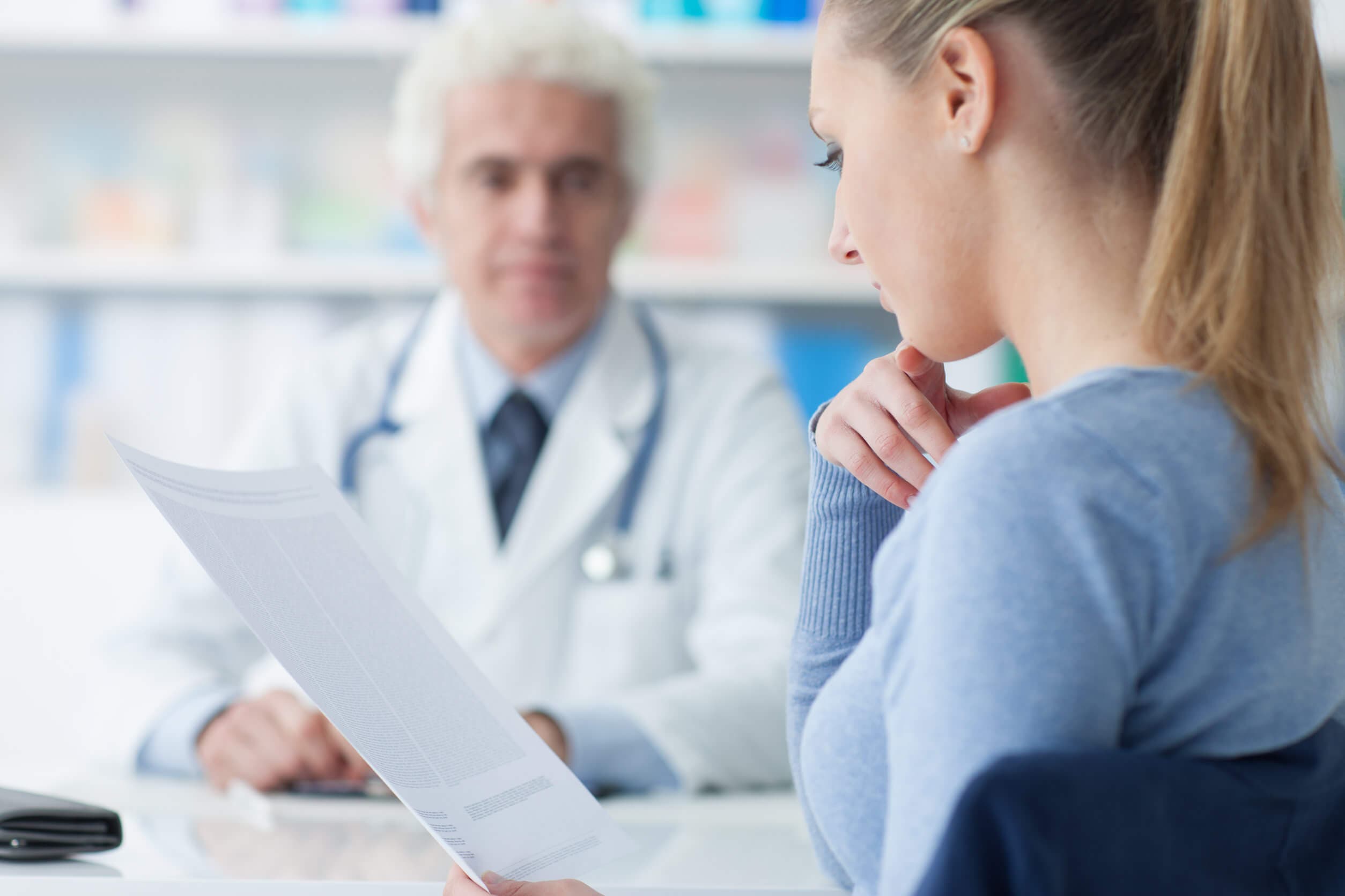 Arts met een patiënt