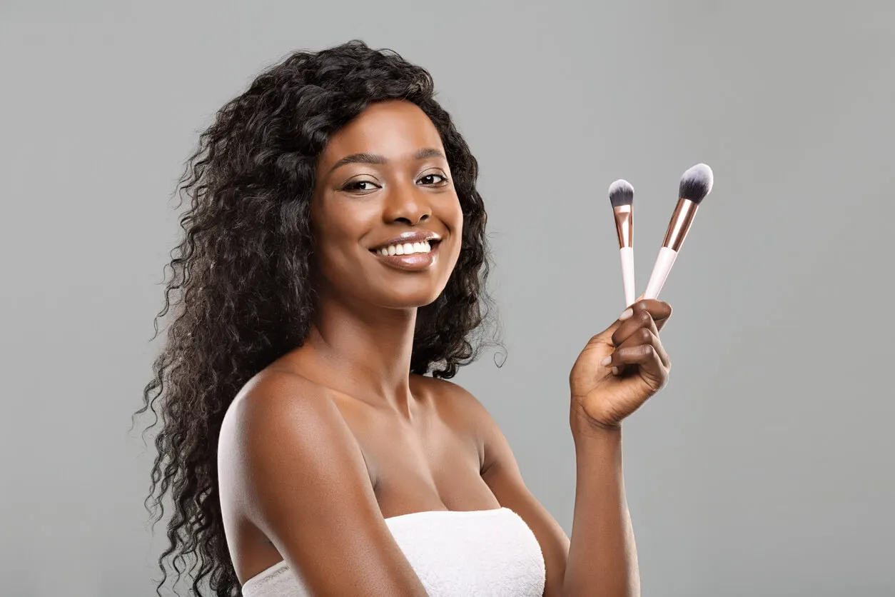 Mujer maquillaje