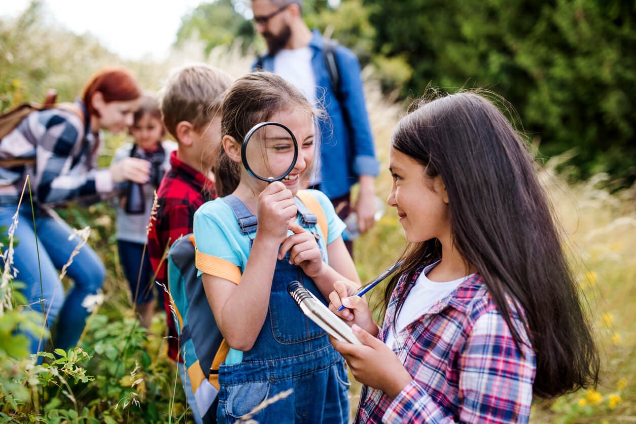 Kinderen in de natuur