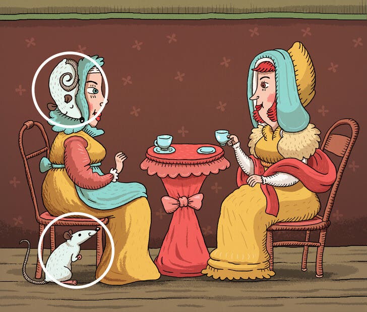 Respuesta de la ilustración de los ratones.