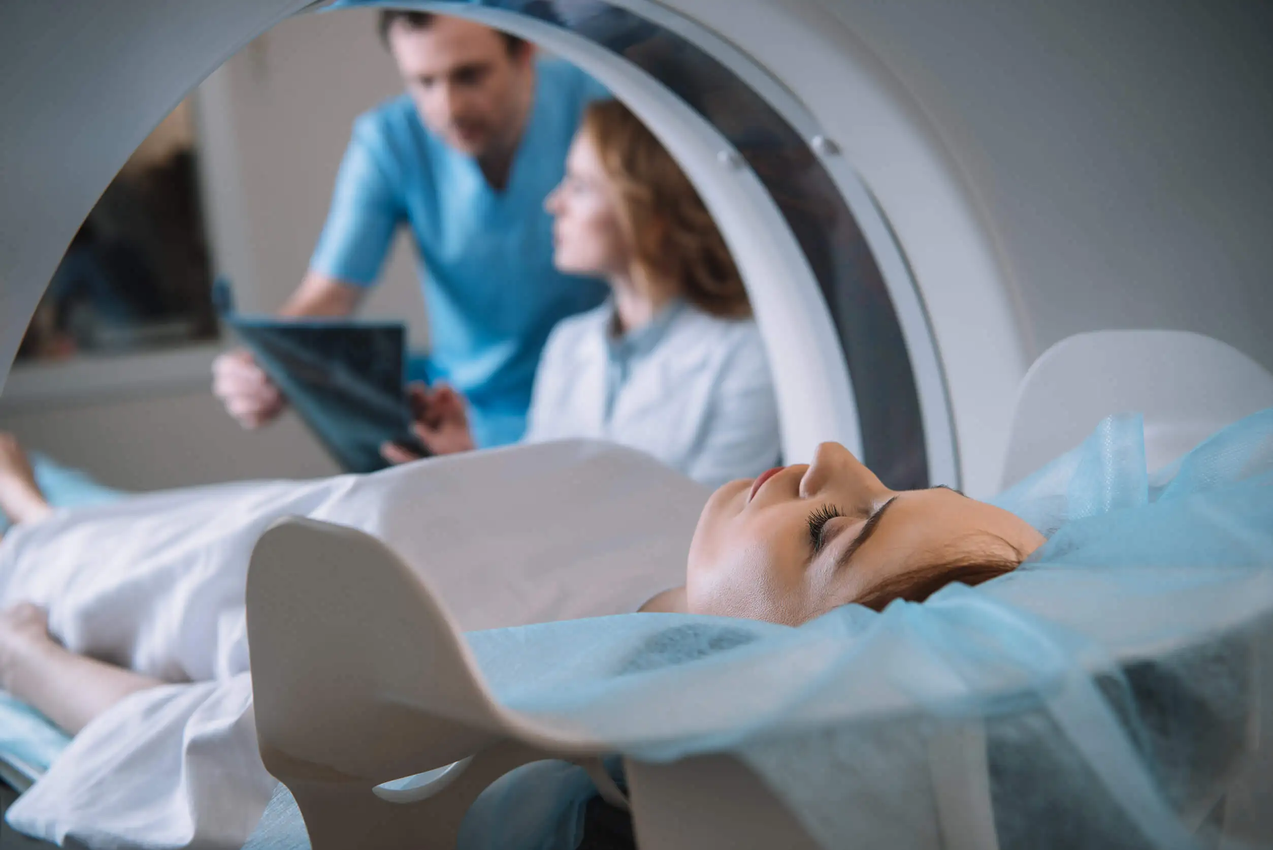 An MRI scan.