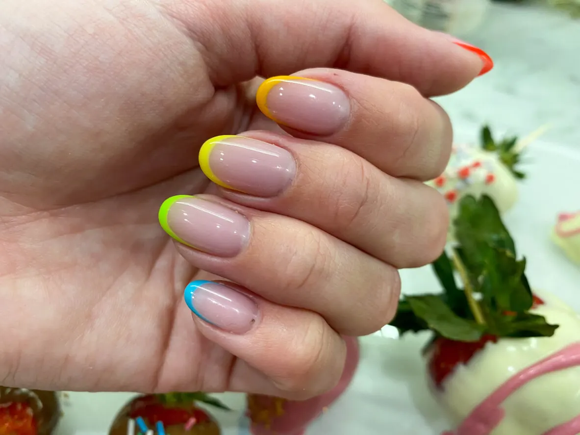 Uñas en gel.