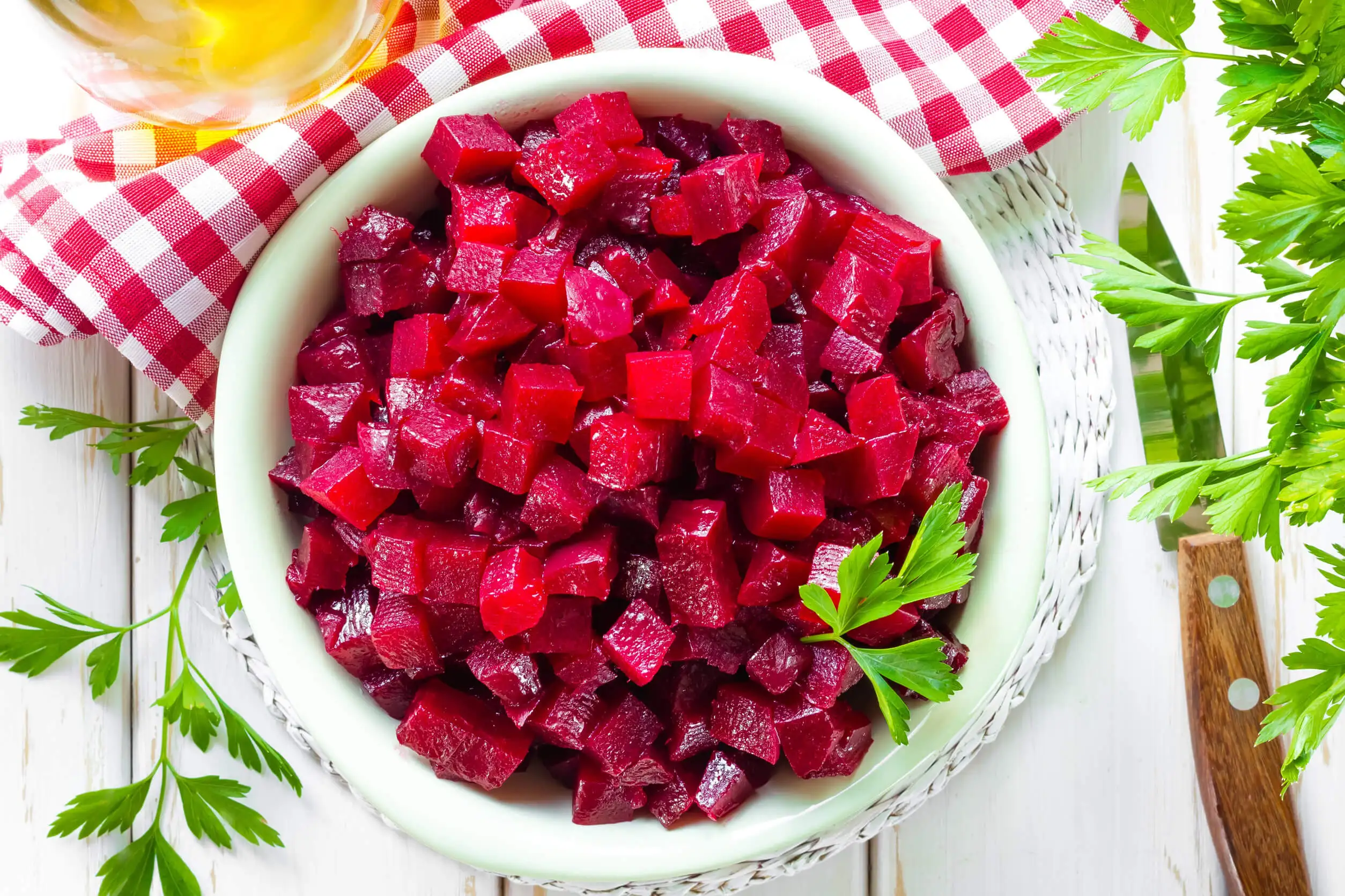 Ensalada de remolacha en olla exprés