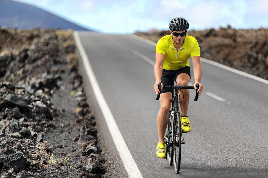 Zac Efron's training involves cycling
