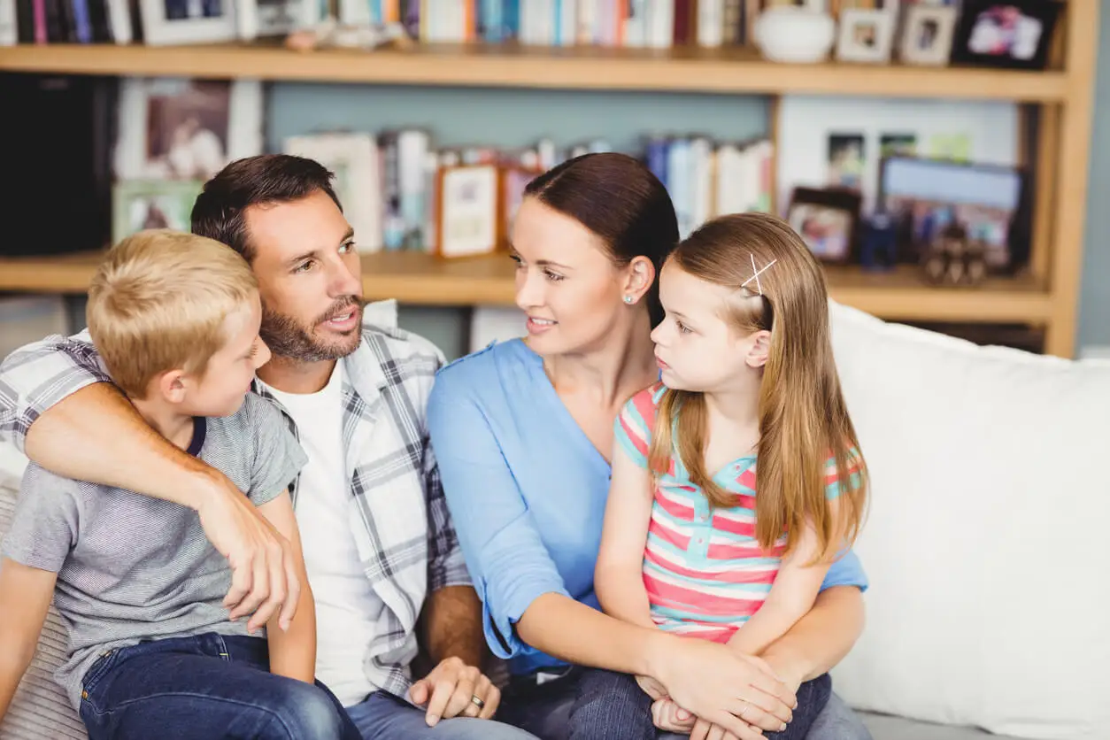 Bien-être familial lors de la souscription d'une assurance.