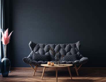 7 ideas para decorar un salón con muebles oscuros