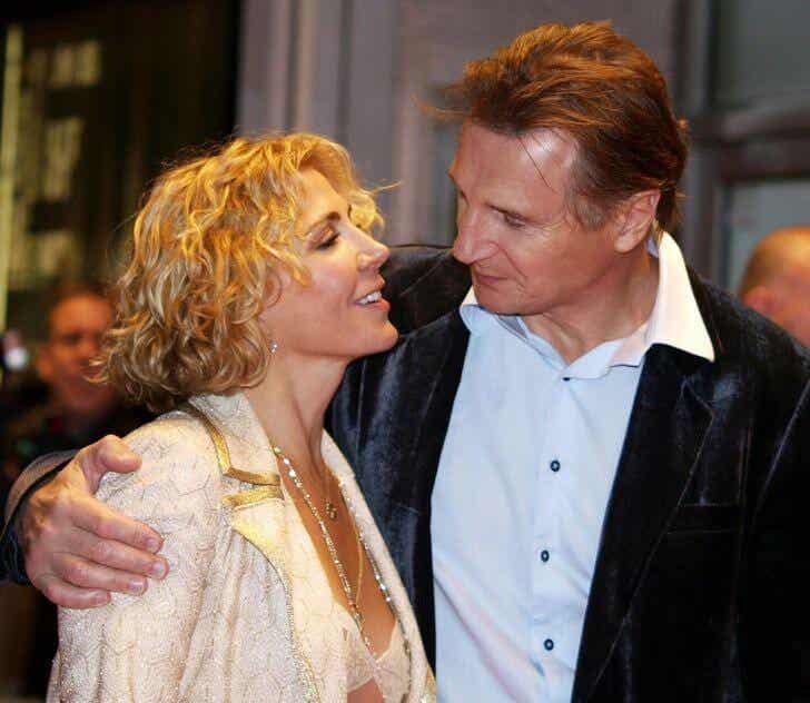 Liam Neeson y su esposa, historia de amor que nos recuerda la
