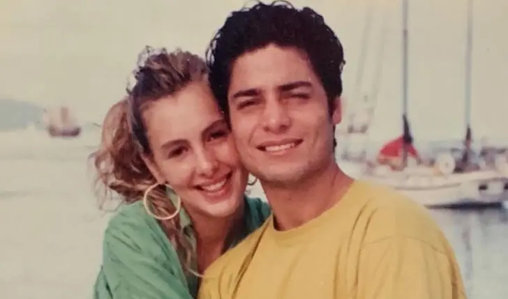 Chayanne y su esposa.