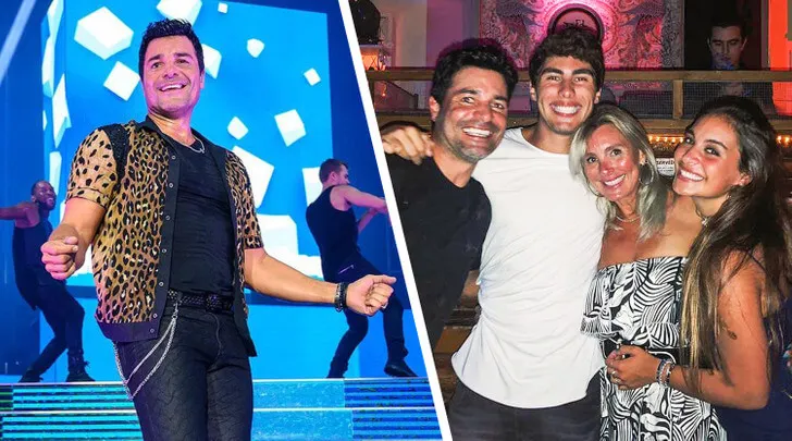 Chayanne y su familia.
