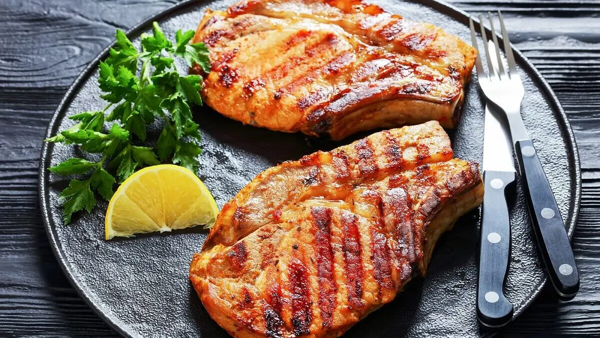 Chuletas de cerdo.