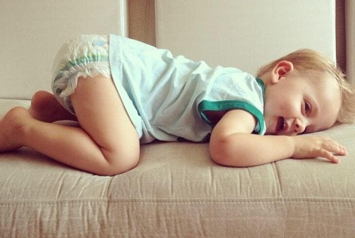 El pequeño Rafael en un día feliz capturado por sus padres.