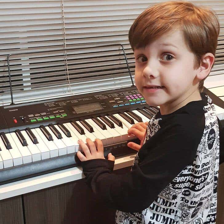 Rafael descubrió en la música otra pasión.