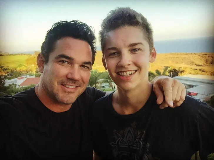 Dean Cain et son fils.
