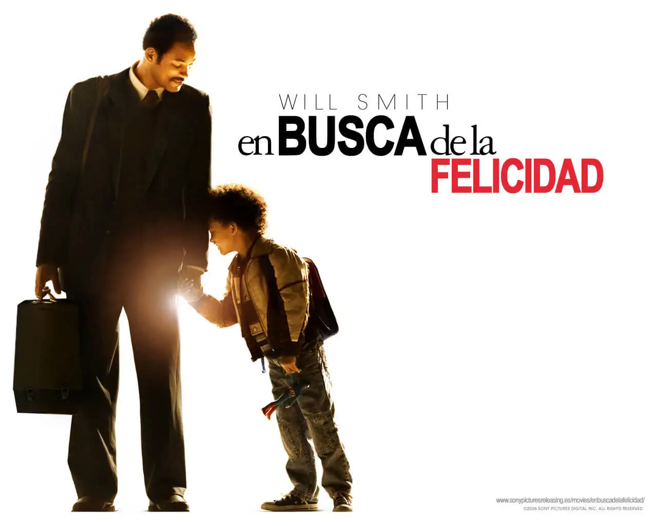 Película "en busca de la felicidad".