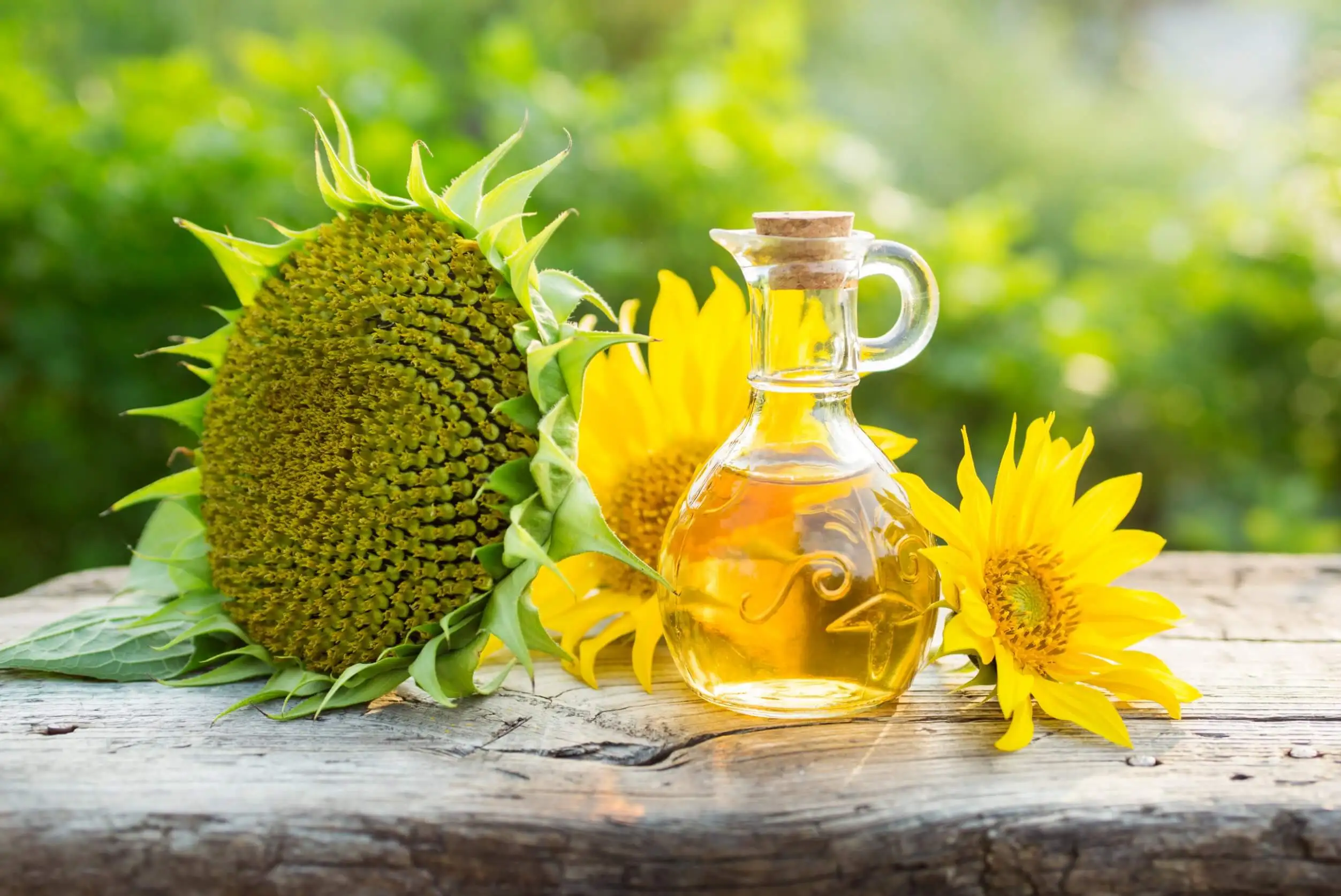 Olio di semi di girasole.