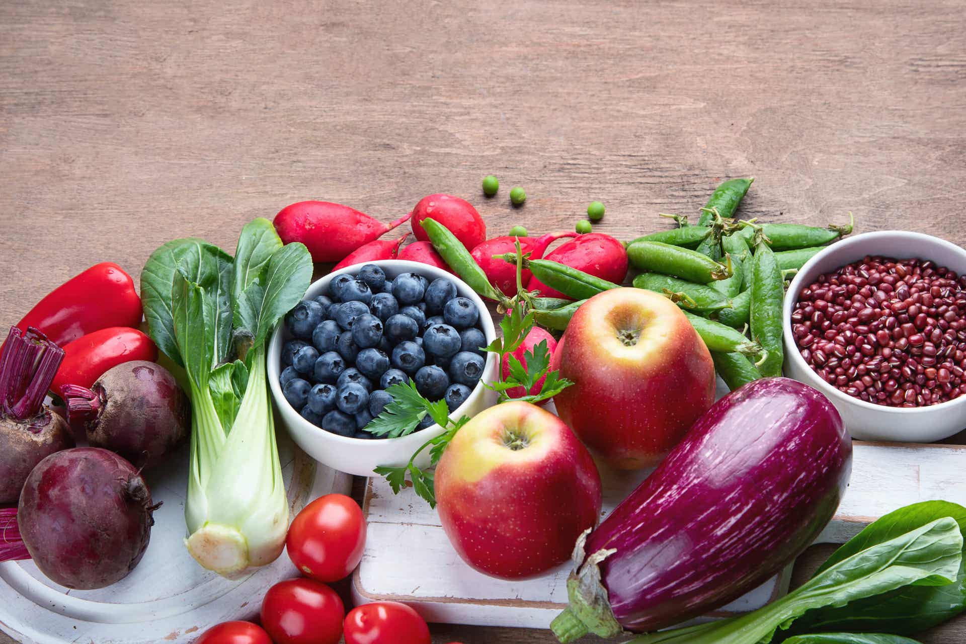 puffernde Lebensmittel - Obst und Gemüse