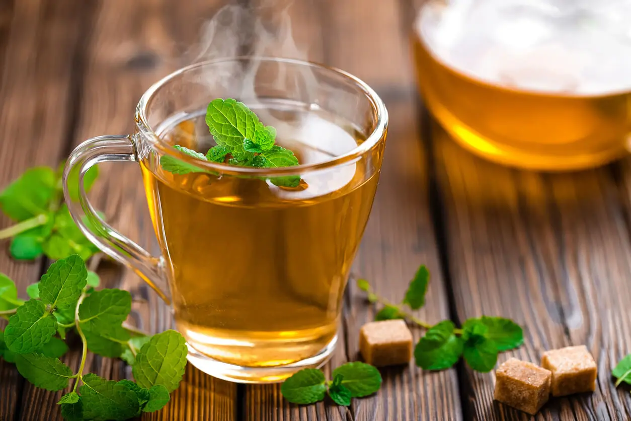 Para calmar la indigestión es muy agradable un té de hierbabuena