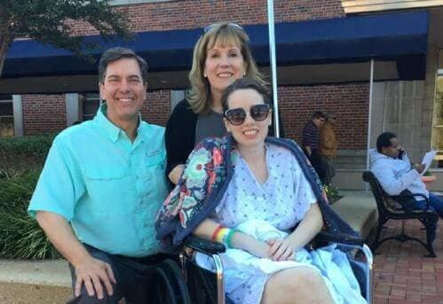 Diana après le don d'organes.