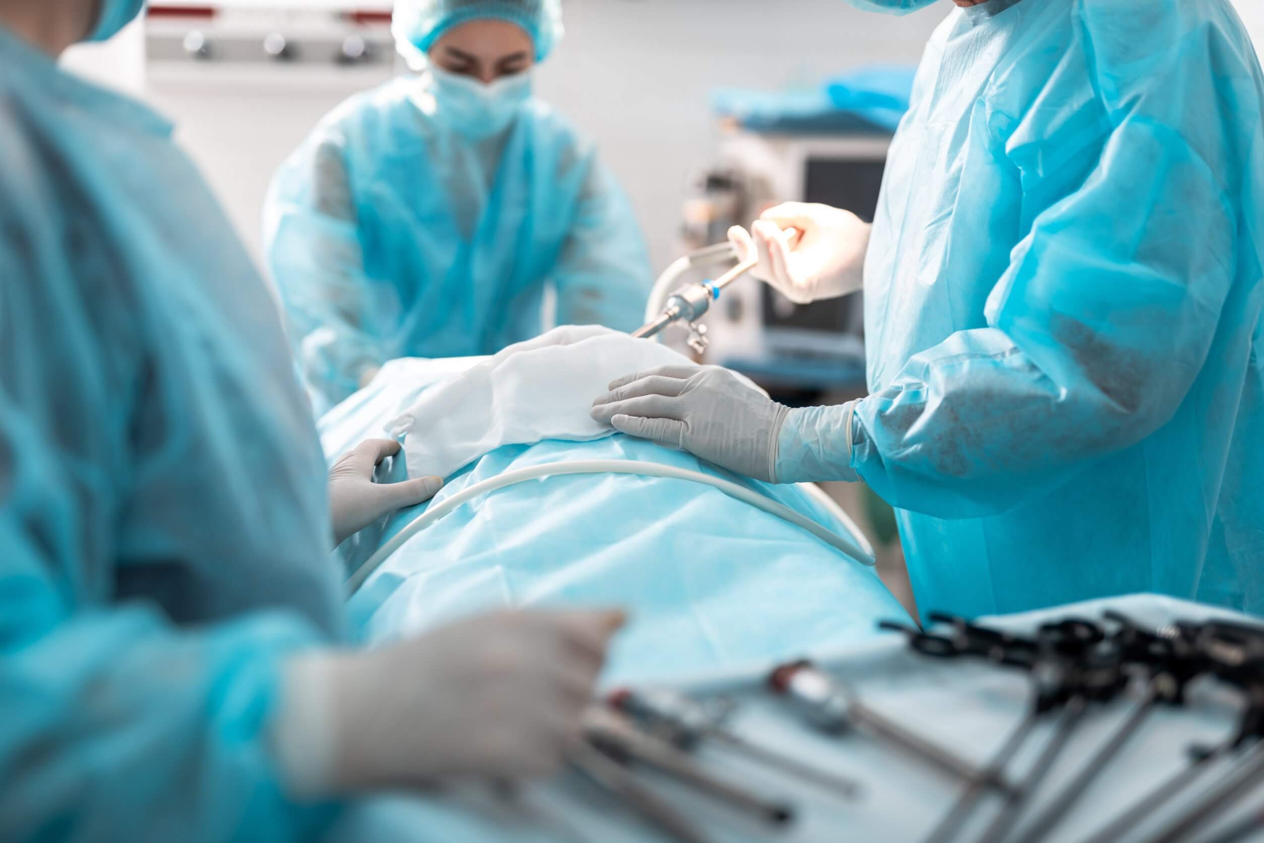 Laparoscopie pour cancer ampullaire.