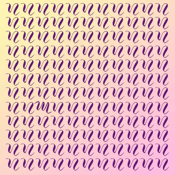 La M oculta en el test.