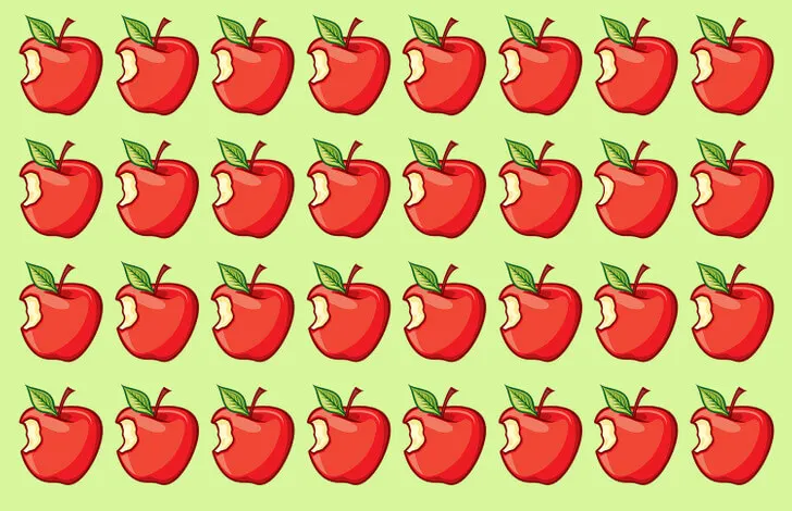 La pomme croquée