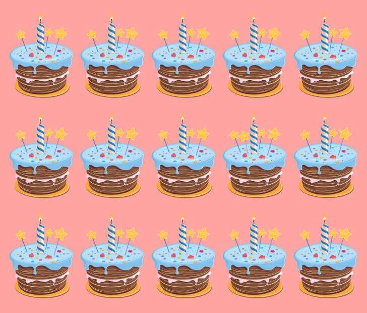 Le gâteau différent