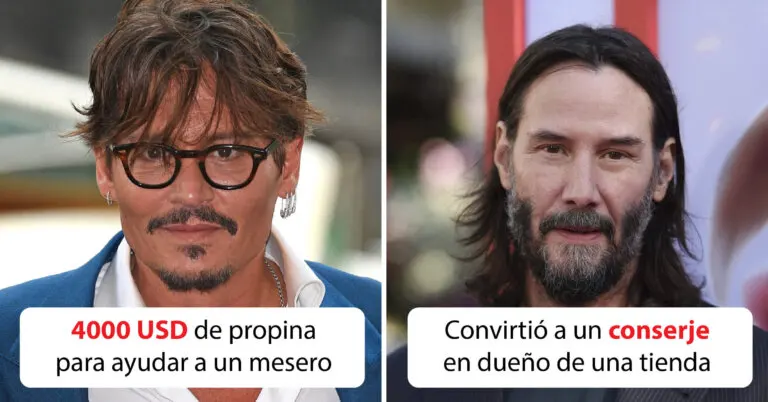 Famosos siendo héroes no solo en las películas, sino también en la vida real