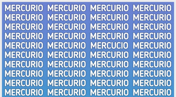 El problema de la palabra mercurio.