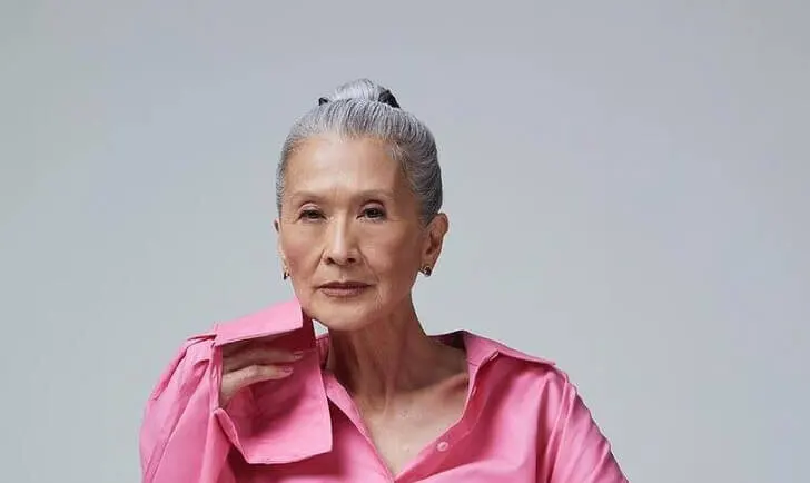 Le mannequin de 71 ans.
