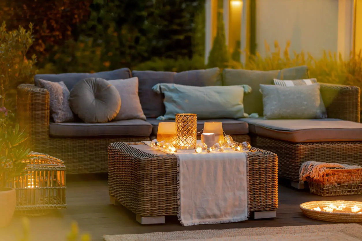 Dim lights pour un jardin chill out.