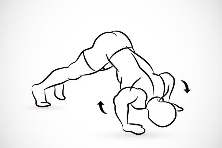 Beneficios de las flexiones pike push up y cómo hacerlas