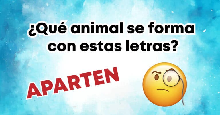 Ejercita tus neuronas descubriendo los nombres ocultos en cada palabra